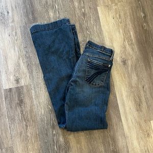 7 for all Mankind Dojo Trouser Jean 25x34 stretchy